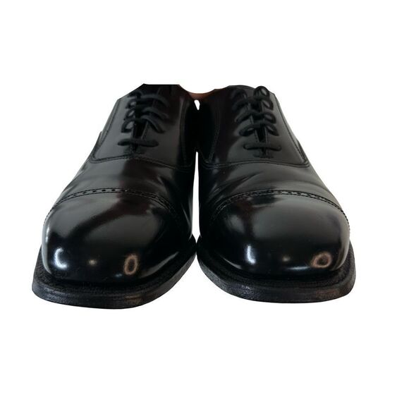 FLORSHEIM Men\'s Black Patent Lexington Cap Toe Oxford Size 9 D
